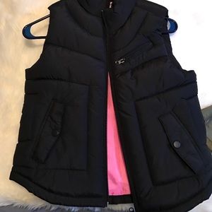 Black Puffer Jacket/Vest